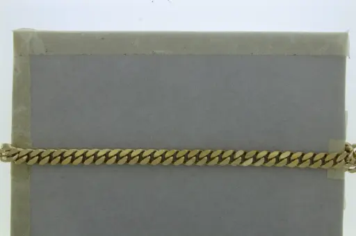 [921580000] Flat curb brass chain width 8mm